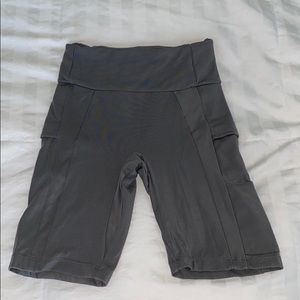 Gray Gymshark Biker Shorts
